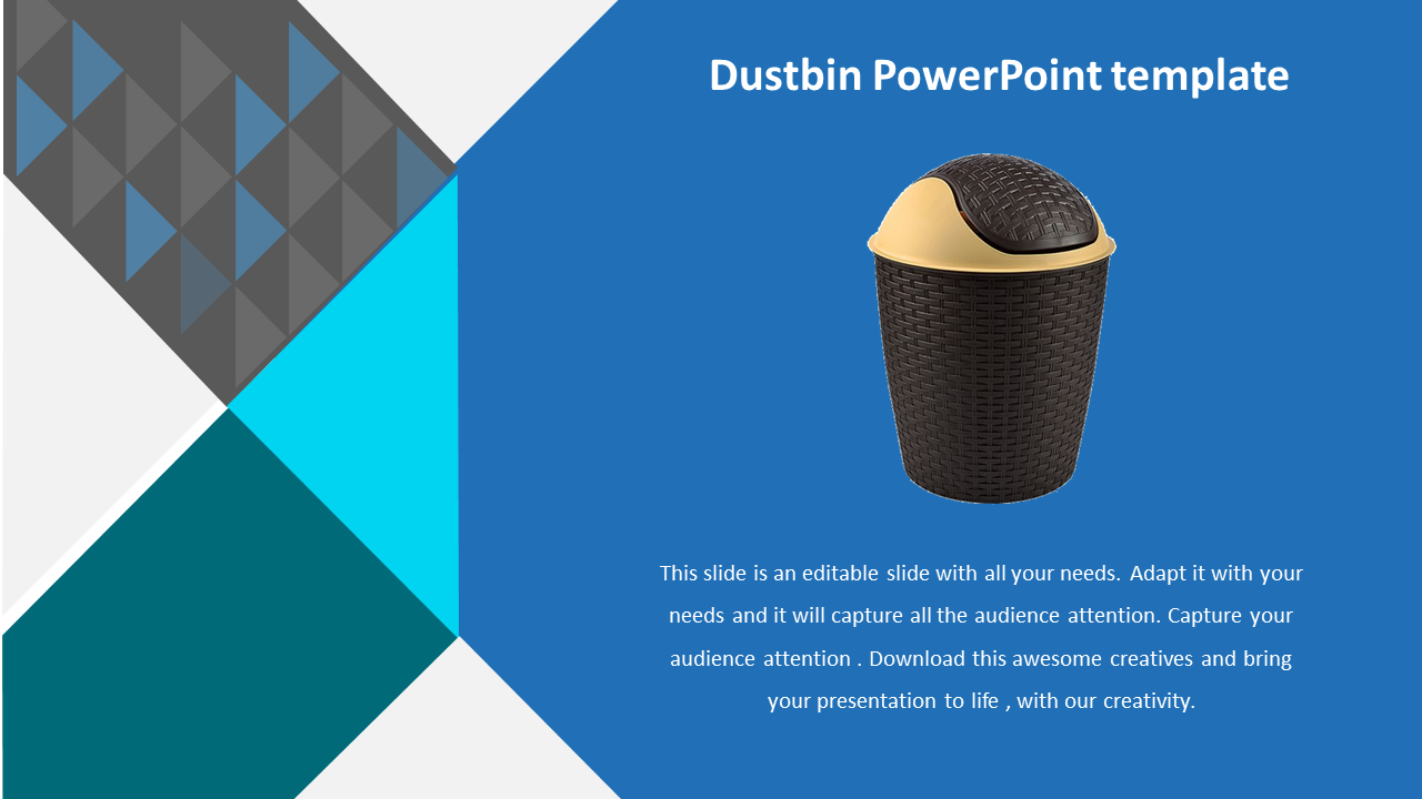Dustbin PowerPoint template